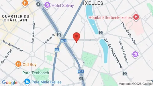 Apartments for rent i Stad Brussel - kort over placeringen