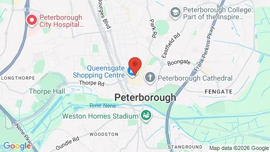 Apartments for rent i Peterborough - Cambridgeshire - kort over placeringen