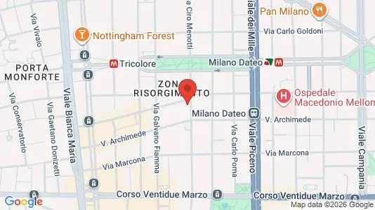 Apartments for rent i Milano Zona 1 - Centro storico - kort over placeringen
