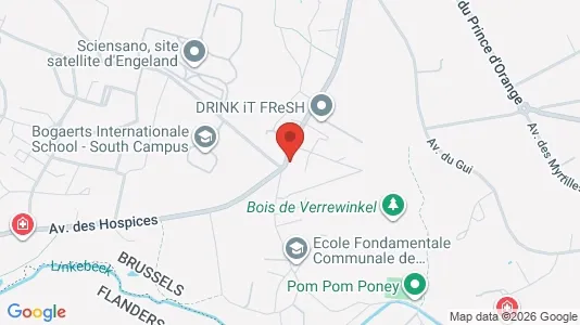 Apartments for rent i Brussels Ukkel - kort over placeringen