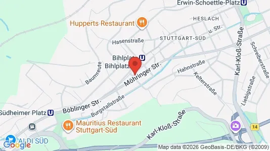 Apartments for rent in Stuttgart-Süd - Photo from Google Street View
