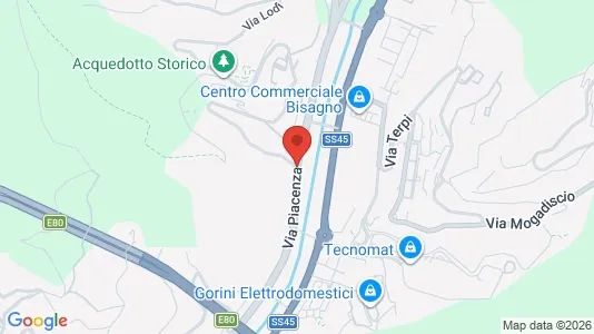 Apartments for rent i Genoa - kort over placeringen