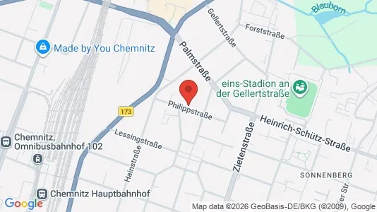 Apartments for rent in Chemnitz - Photo from Google Street View