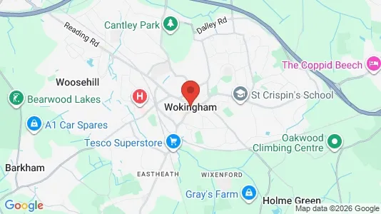 Houses for rent i Wokingham - Berkshire - kort over placeringen