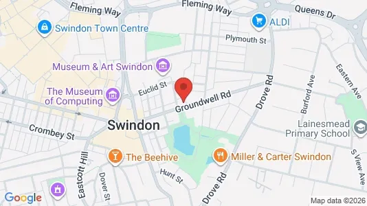 Apartments for rent i Swindon - Wiltshire - kort over placeringen