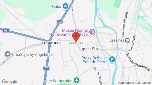Apartments for rent i Lessen - kort over placeringen