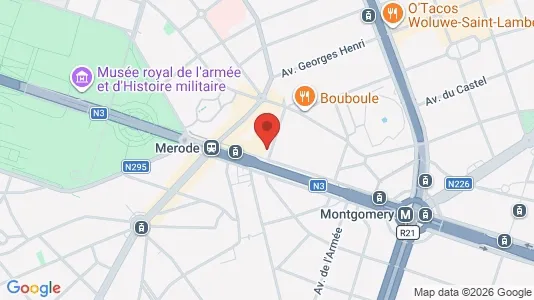 Apartments for rent i Brussels Etterbeek - kort over placeringen