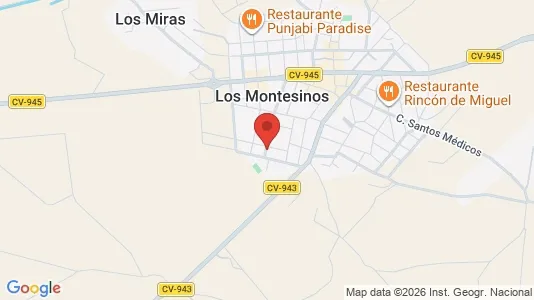 Apartments for rent i Almoradí - kort over placeringen