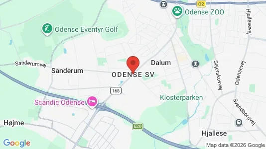 Houses for rent i Odense SV - kort over placeringen