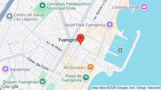 Apartments for rent i Fuengirola - kort over placeringen