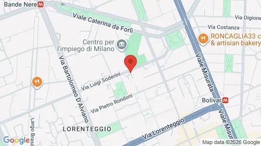 Rooms for rent i Milano Zona 6 - Barona, Lorenteggio - kort over placeringen