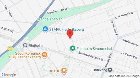 Apartments for rent i Frederiksberg - kort over placeringen