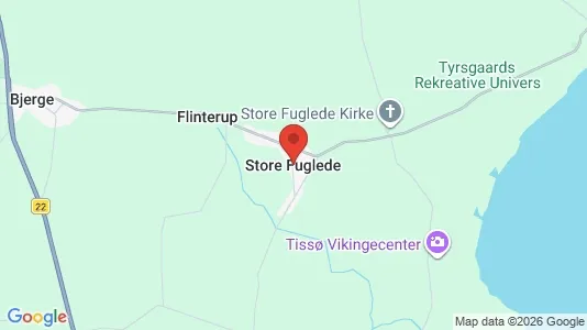 Houses for rent i Store Fuglede - kort over placeringen