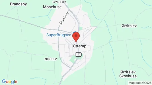 Houses for rent i Otterup - kort over placeringen