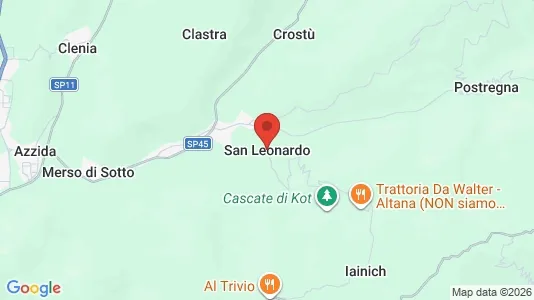 Apartments for rent i San Leonardo - kort over placeringen
