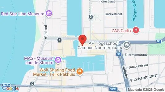 Apartments for rent i Stad Antwerp - kort over placeringen