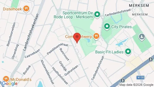 Apartments for rent i Antwerp Merksem - kort over placeringen