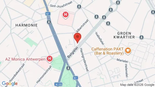 Apartments for rent i Stad Antwerp - kort over placeringen