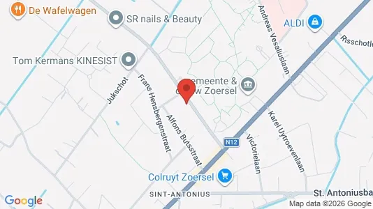 Apartments for rent i Zoersel - kort over placeringen