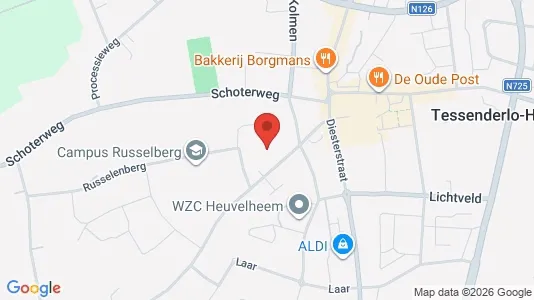 Apartments for rent i Tessenderlo - kort over placeringen