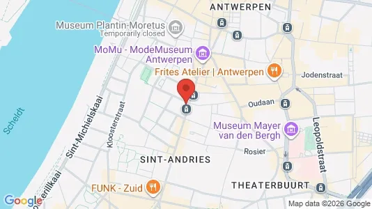 Apartments for rent i Stad Antwerp - kort over placeringen