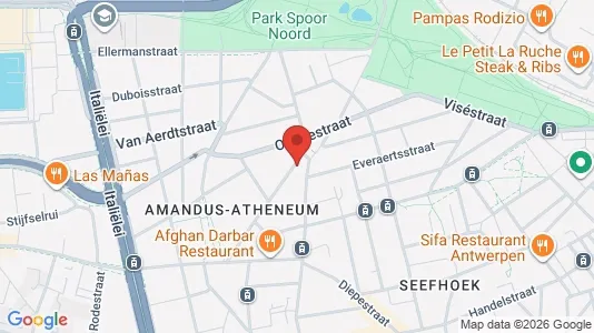 Apartments for rent i Stad Antwerp - kort over placeringen