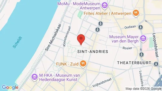 Apartments for rent i Stad Antwerp - kort over placeringen