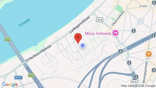 Apartments for rent i Stad Antwerp - kort over placeringen
