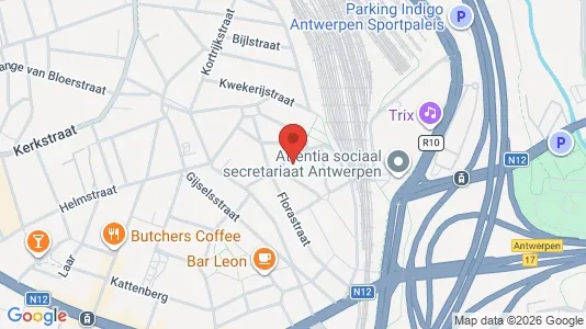 Apartments for rent i Antwerp Borgerhout - kort over placeringen