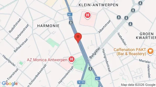 Apartments for rent i Stad Antwerp - kort over placeringen