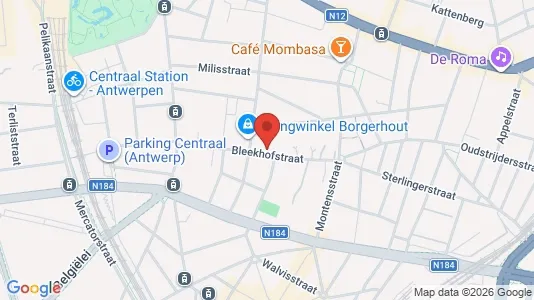 Apartments for rent i Antwerp Borgerhout - kort over placeringen