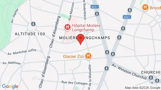 Apartments for rent i Brussels Vorst - kort over placeringen