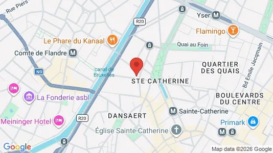 Apartments for rent i Stad Brussel - kort over placeringen