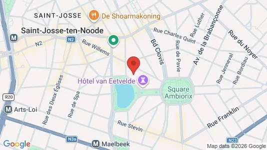 Apartments for rent i Stad Brussel - kort over placeringen