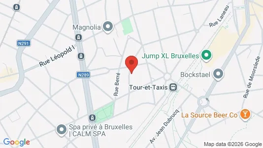 Apartments for rent i Brussels Jette - kort over placeringen