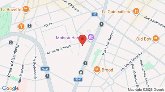 Apartments for rent i Brussels Vorst - kort over placeringen