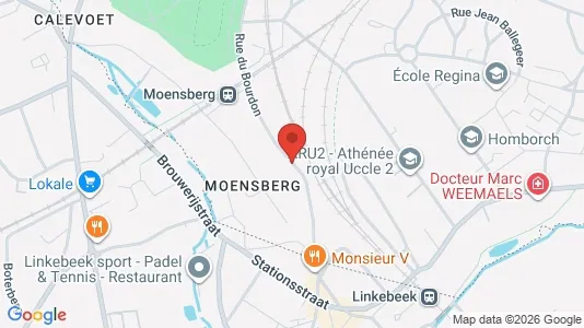 Apartments for rent i Brussels Ukkel - kort over placeringen