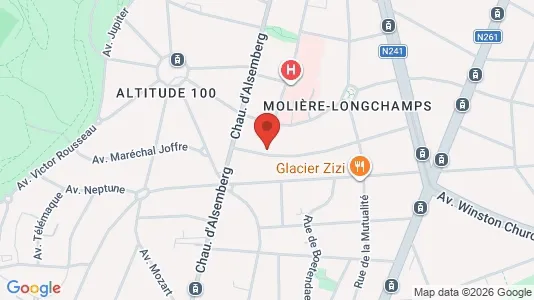 Apartments for rent i Brussels Ukkel - kort over placeringen