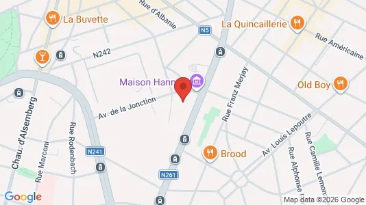 Apartments for rent i Brussels Vorst - kort over placeringen