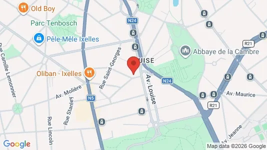 Apartments for rent i Stad Brussel - kort over placeringen