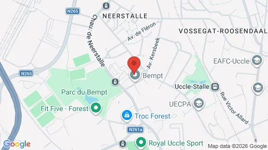 Apartments for rent i Brussels Vorst - kort over placeringen