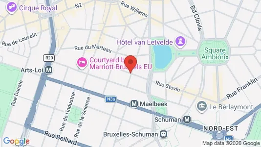Apartments for rent i Stad Brussel - kort over placeringen