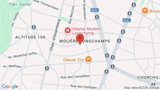 Apartments for rent i Brussels Vorst - kort over placeringen