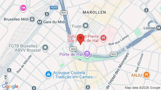 Apartments for rent i Stad Brussel - kort over placeringen
