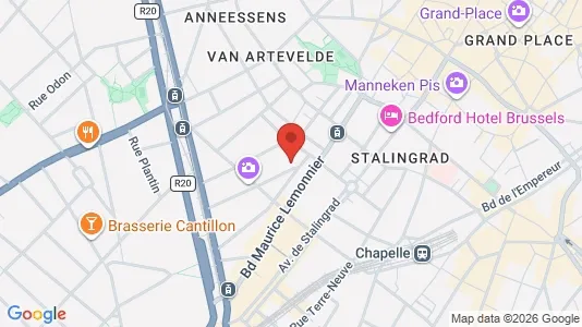 Apartments for rent i Stad Brussel - kort over placeringen
