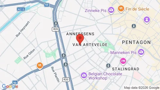Apartments for rent i Stad Brussel - kort over placeringen