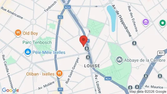 Apartments for rent i Stad Brussel - kort over placeringen