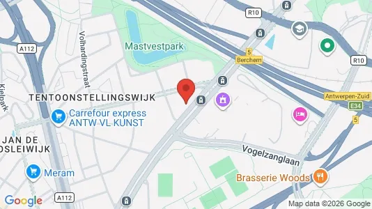 Apartments for rent i Stad Antwerp - kort over placeringen