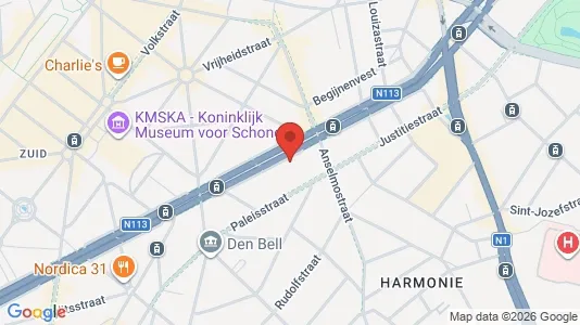 Apartments for rent i Stad Antwerp - kort over placeringen