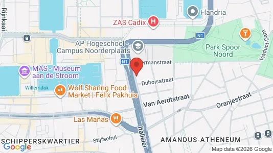 Apartments for rent i Stad Antwerp - kort over placeringen